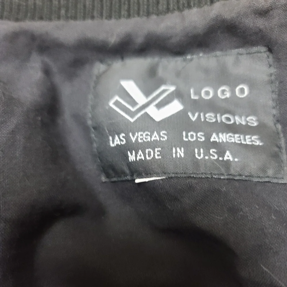 Jose Cuervo Varsity Vintage Black Leather Sleeve Jacket, Made In USA - Picture 7 of 8